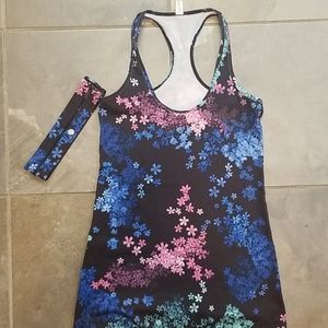 Lululemon petal pop floral crb tank and headband